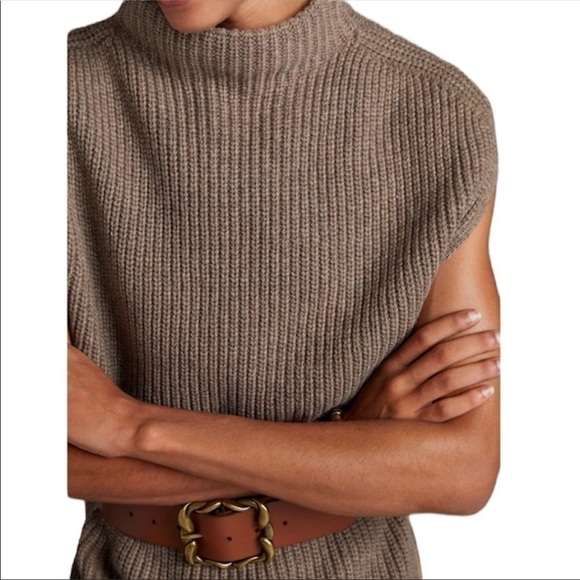 ANTHROPOLOGIE Mock Neck Tunic Sweater XS - Picture 5 of 6